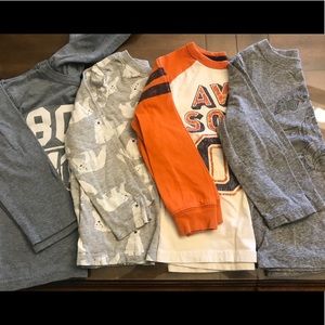 Lot four shirt bundle long sleeve 4T